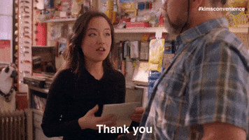 Thanks Thank You GIF by Kim's Convenience