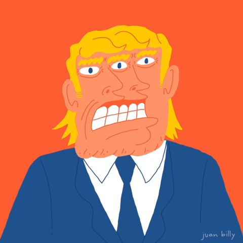 trump monster GIF