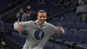 Minnesota Timberwolves Dancing GIF by NBA - Find & Share on GIPHY