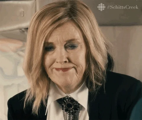 realize schitts creek GIF by CBC
