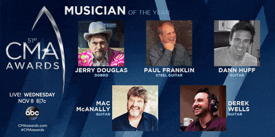 country music guitar GIF by The 51st Annual CMA Awards