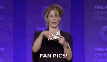 felicity smoak fans GIF by The Paley Center for Media