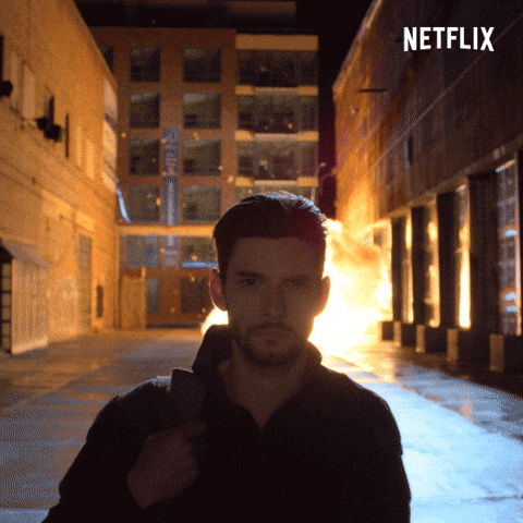The Punisher Walking Away From An Explosion GIF by NETFLIX