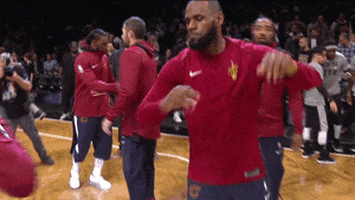 lebron james dancing GIF by NBA