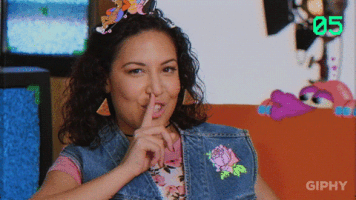 originals stickers shhh stick around tiffany vazquez GIF