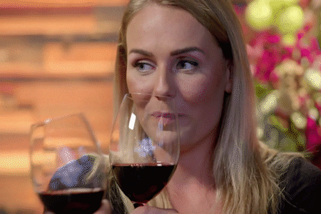 Red Wine Drinking GIF by The Bachelor Australia
