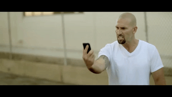 exit44ent phone screaming answer your GIF