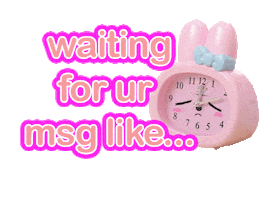Miss You Waiting Sticker by Lois Hopwood