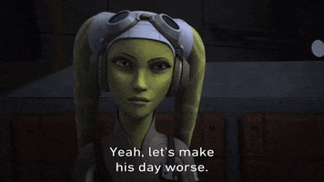 rebels season 3 yeah lets make his day worse GIF by Star Wars