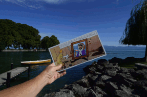 patatra boat lake tintin GIF