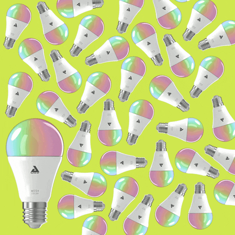 connected lighting ampoule connectÃ©e GIF by AwoX