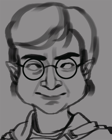 jasonrumpff art cartoon illustration harry potter GIF