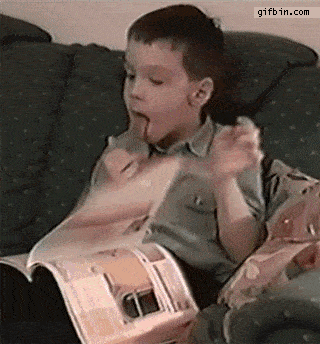GENEZIZ reading book GIF