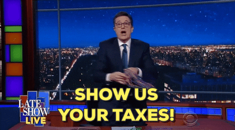 Stephen Colbert Tax Day GIF by The Late Show With Stephen Colbert - Find & Share on GIPHY
