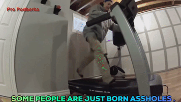 Treadmills People Falling Down GIF