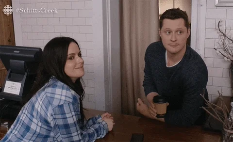 Schitts Creek Reaction GIF by CBC