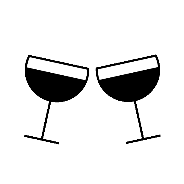 Drinks Celebrating Sticker