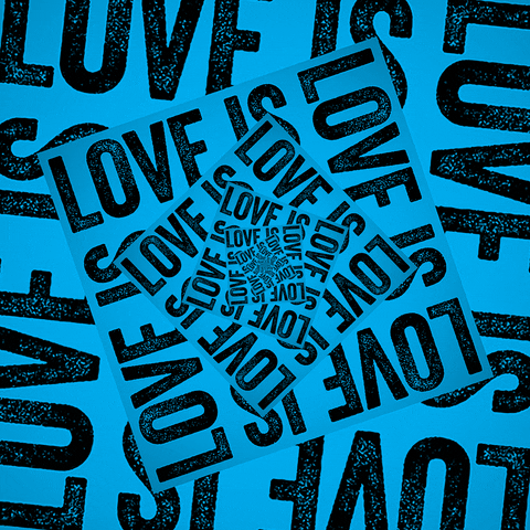 love is love typography GIF by Feliks Tomasz Konczakowski
