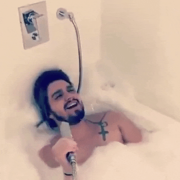 Te gusta cantar cuando te estás bañando