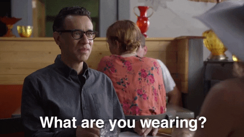 What Are You Wearing Fred Armisen GIF by Portlandia - Find & Share on GIPHY