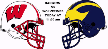 Badgers Wolverines GIF