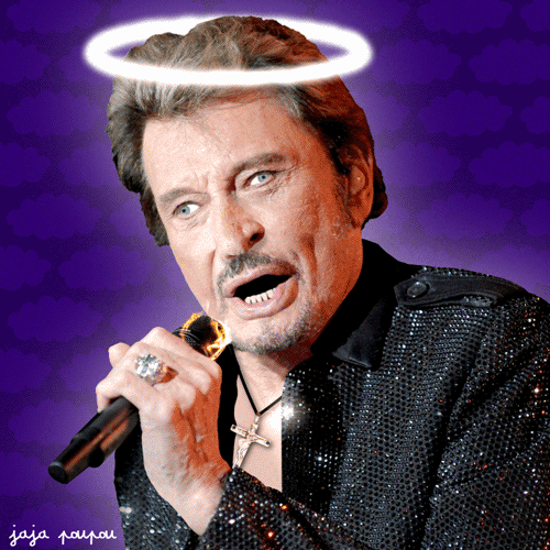 Johnny Hallyday Jaja Poupou GIF