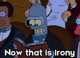 albertodn futurama bender irony GIF