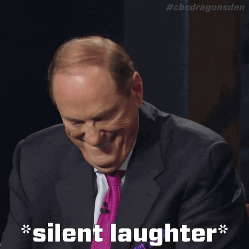 Dragons Den Lol GIF by CBC - Find & Share on GIPHY