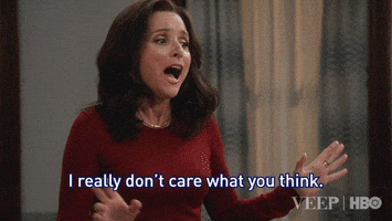 selina meyer i dont care GIF by Veep HBO
