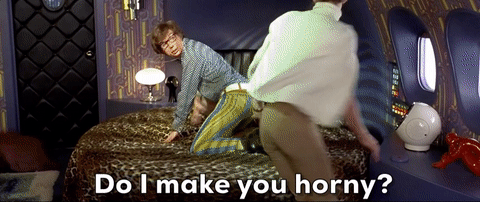 Do I Make You Horny Austin Powers GIF - Find & Share on GIPHY