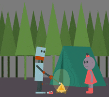 animation camping GIF by The Old Stand Studio