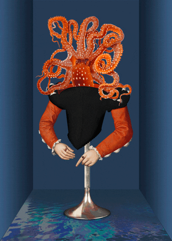 the countess octopus GIF by Isabel Chiara