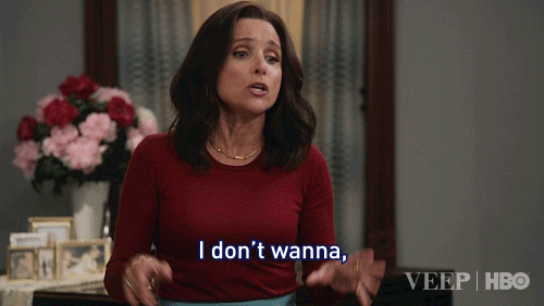 Not Listening Selina Meyer GIF by Veep HBO - Find & Share on GIPHY