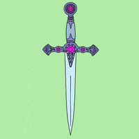 swords knives GIF by Lindsey Lea