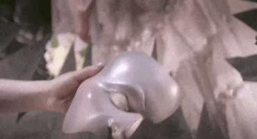 phantom of the opera mask GIF by Official London Theatre