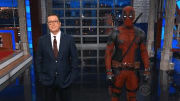 Awkward Stephen Colbert GIF