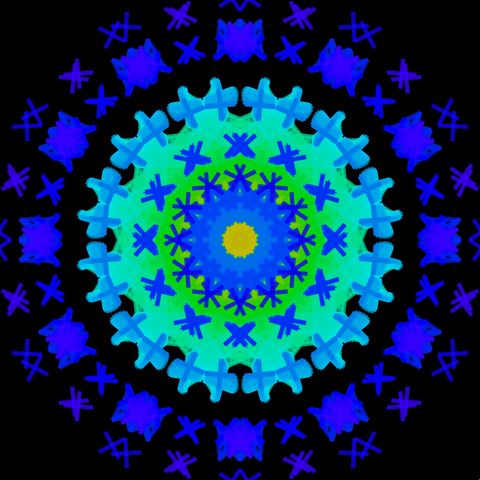 yapwilli color mandala yapmandala darkmandala GIF