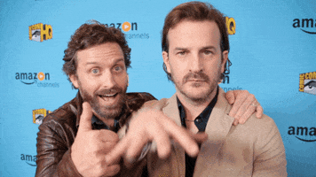 rob benedict thumbs up GIF by Comic-Con HQ