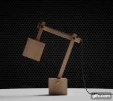 robob3ar design 3d wood lamp GIF