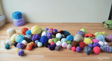 tenfootninja squid yarn crochet poo GIF