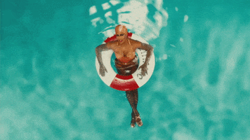 laverne cox swimming GIF by Rocky Horror Picture Show