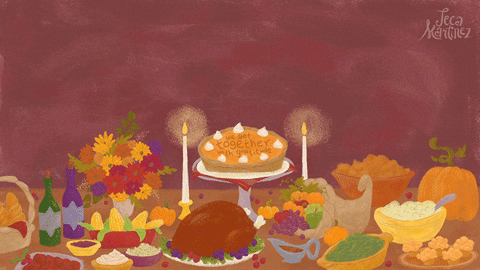 Thanksgiving Day Animation GIF by jecamartinez - Find & Share on GIPHY