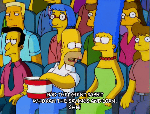Homer Simpson Talking In A Movie Gif Find Share On Giphy