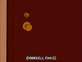 Lisa Simpson Door GIF by The Simpsons