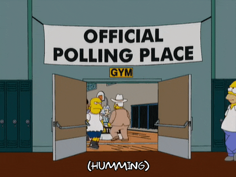 Giphy - Voting Episode 4 GIF by The Simpsons