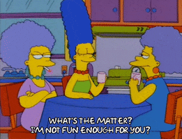 mad marge simpson GIF