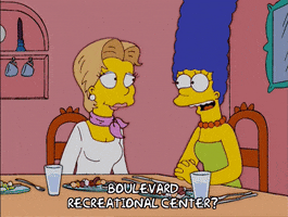 marge simpson party GIF