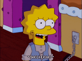 Lisa Simpson Snickering GIF by The Simpsons
