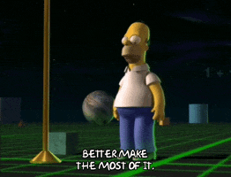 make the most of it homer simpson GIF