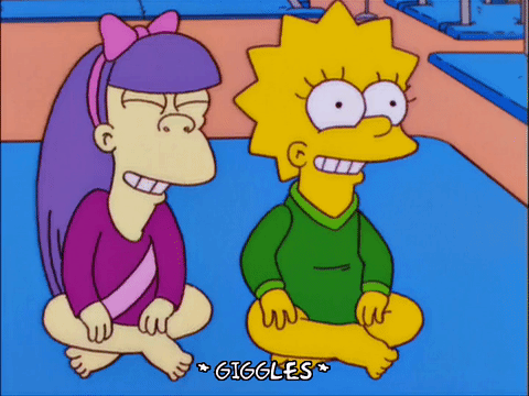 Lisa Simpson Laughing Gif By The Simpsons - Find & Share On Giphy